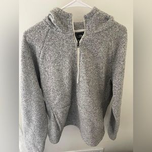 EUC The North Face womens hooded quarter zip Size XL